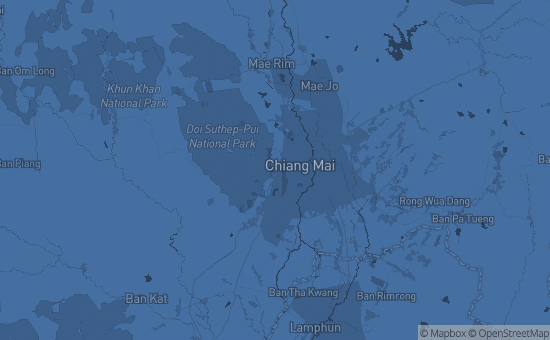 Map of Wat U-Mong, Thailand