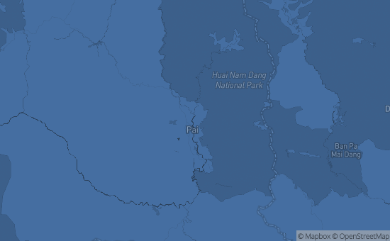 Map of Pai, Thailand