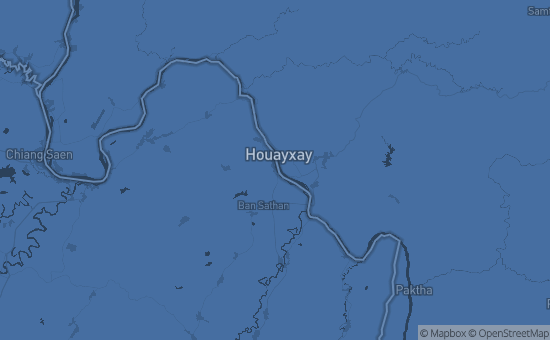 Map of Chiang Kong, Thailand
