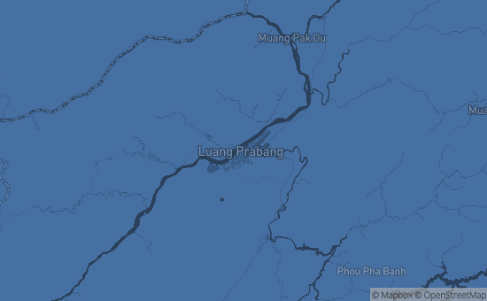 Map of Luang Prabang, Laos