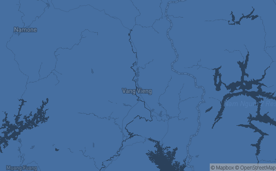 Map of Vang Vieng, Laos