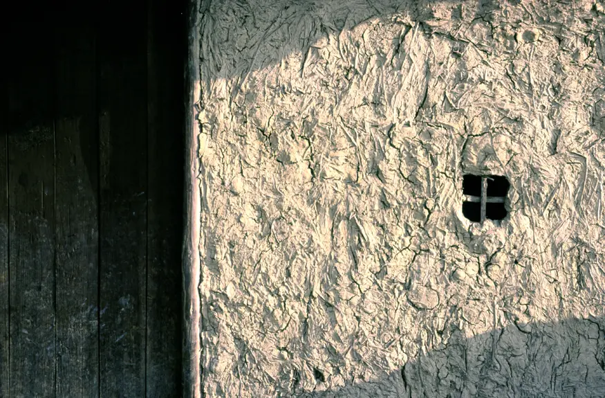 A mud house built by the ethnic minorities of northern Vietnam.